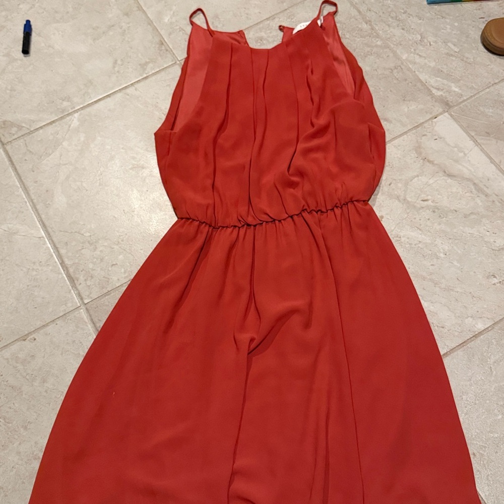 Sleeveless Burnt Red Dress from Lush